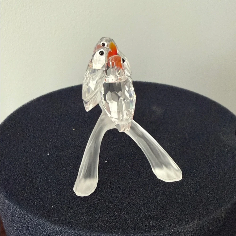 Swarovski Crystal Baby Lovebirds